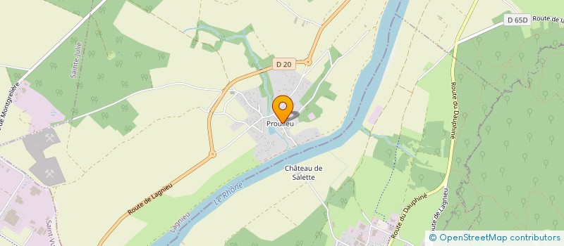 localisation de l'entreprise MADAME CHARLOTTE SEGADO  LAGNIEU