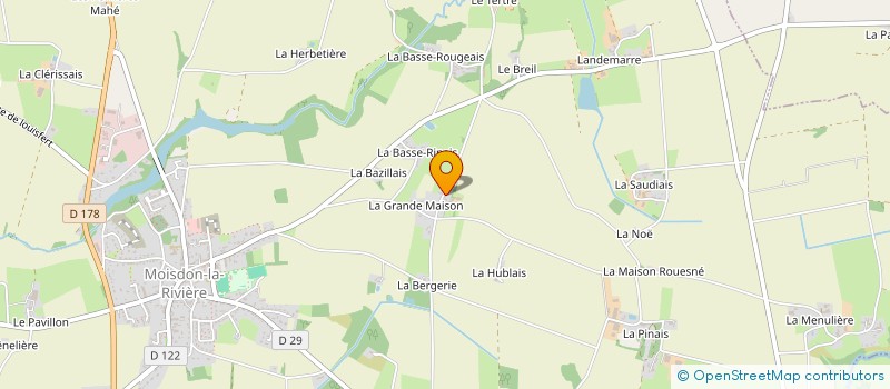 localisation de l'entreprise MADAME CHARLOTTE SEGUINEAU  MOISDON-LA-RIVIERE