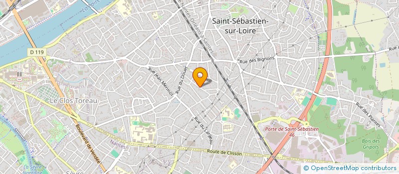 localisation de l'entreprise MADAME CHARLOTTE SELLIER  SAINT-SEBASTIEN-SUR-LOIRE