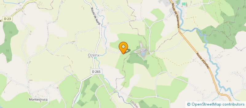 localisation de l'entreprise MADAME CHARLOTTE SIERADZKA  OZENX-MONTESTRUCQ