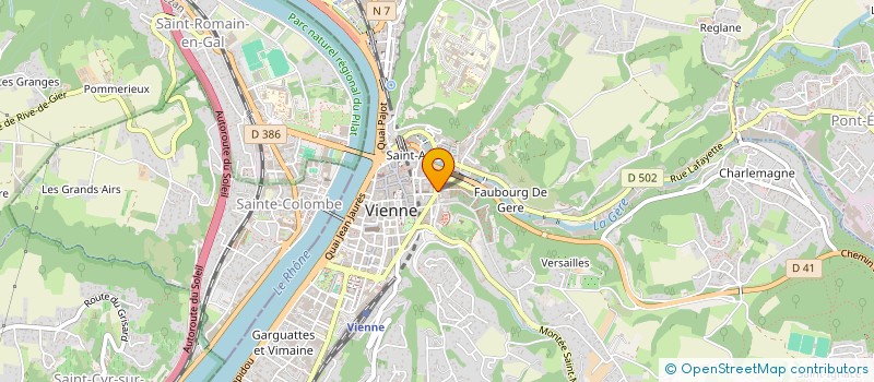 localisation de l'entreprise MADAME CHARLOTTE SIMS  VIENNE