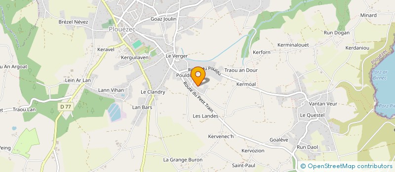 localisation de l'entreprise MADAME CHARLOTTE SIWIOREK  PLOUEZEC