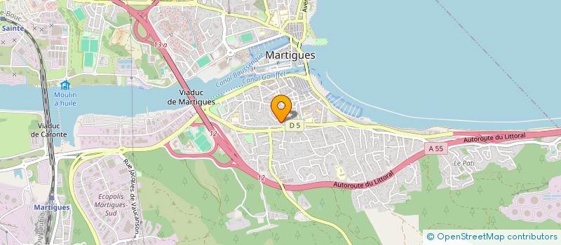 localisation de l'entreprise MADAME CHARLOTTE SLEBODA  MARTIGUES
