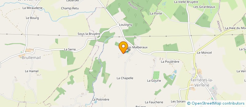 localisation de l'entreprise MADAME CHARLOTTE SMITH à FERRIERES-LA-VERRERIE