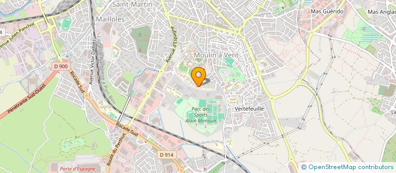 localisation de l'entreprise MADAME CHARLOTTE SPINETTA  PERPIGNAN