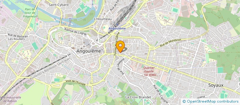 localisation de l'entreprise MADAME CHARLOTTE STEINER à ANGOULEME