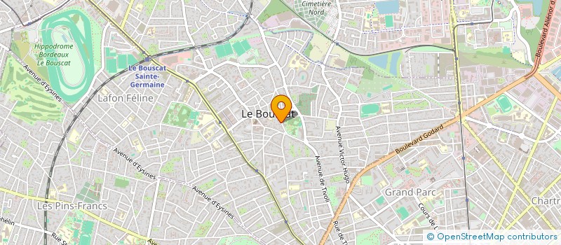 localisation de l'entreprise MADAME CHARLOTTE STOIBER  LE BOUSCAT