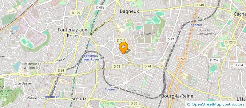 localisation de l'entreprise MADAME CHARLOTTE SULPICE à FONTENAY-AUX-ROSES