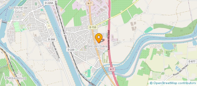 localisation de l'entreprise MADAME CHARLOTTE SYRE  PONT-DE-L'ISERE