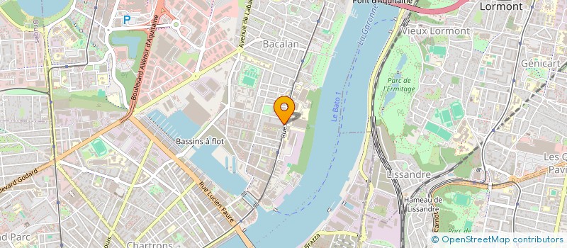 localisation de l'entreprise MADAME CHARLOTTE SZYMENDERA  BORDEAUX