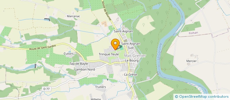 localisation de l'entreprise MADAME CHARLOTTE TARAS  MAS-GRENIER