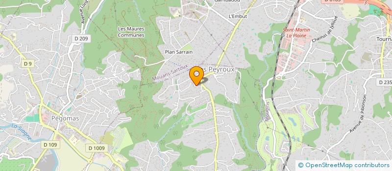 localisation de l'entreprise MADAME CHARLOTTE TAYLOR  LA ROQUETTE-SUR-SIAGNE