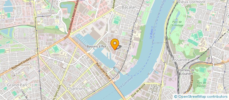 localisation de l'entreprise MADAME CHARLOTTE THEBAULT  BORDEAUX