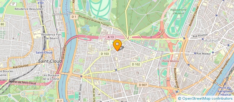 localisation de l'entreprise MADAME CHARLOTTE THERY  BOULOGNE-BILLANCOURT