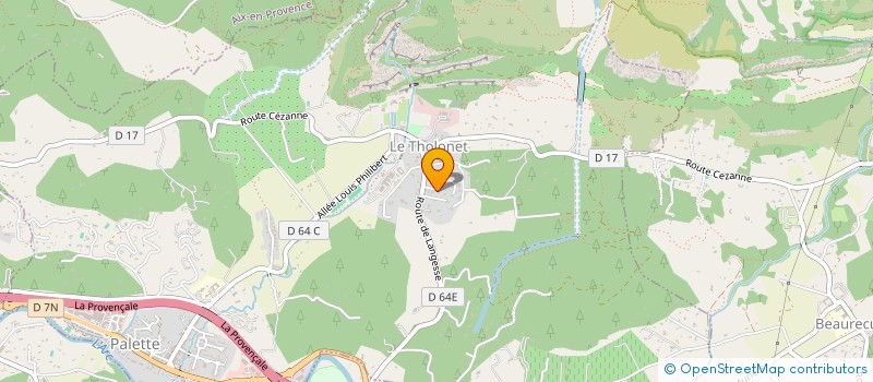 localisation de l'entreprise MADAME CHARLOTTE THIBEAUX  LE THOLONET