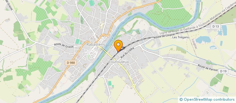 localisation de l'entreprise MADAME CHARLOTTE THOMAS  COUFOULEUX