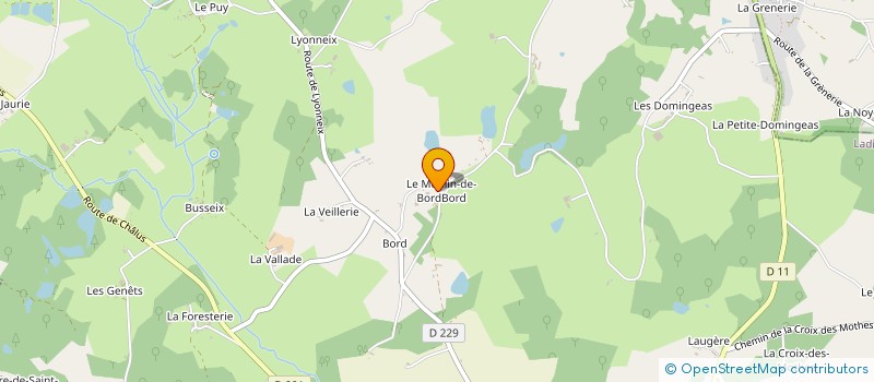 localisation de l'entreprise MADAME CHARLOTTE THOMAS  LADIGNAC-LE-LONG