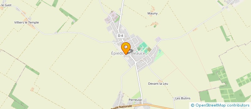 localisation de l'entreprise MADAME CHARLOTTE THOMAS  EPIEDS-EN-BEAUCE