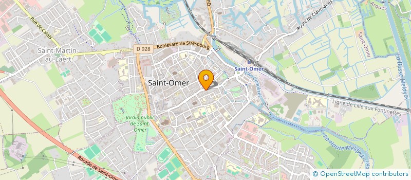 localisation de l'entreprise MADAME CHARLOTTE THOREZ à SAINT-OMER