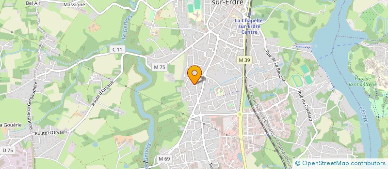 localisation de l'entreprise MADAME CHARLOTTE TIREL  LA CHAPELLE-SUR-ERDRE