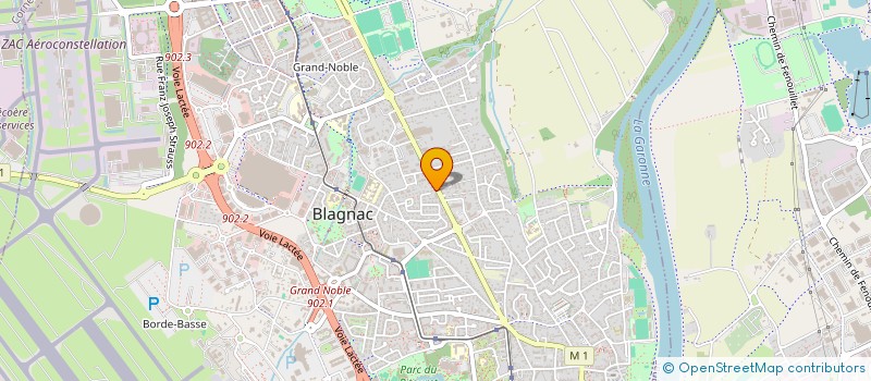 localisation de l'entreprise MADAME CHARLOTTE TISSIER  BLAGNAC