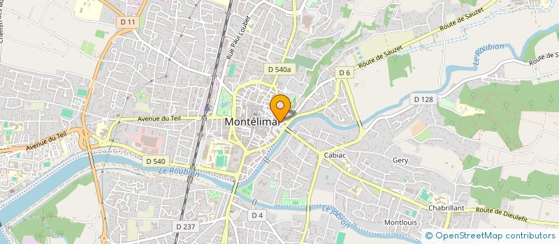 localisation de l'entreprise MADAME CHARLOTTE TOLLER à MONTELIMAR