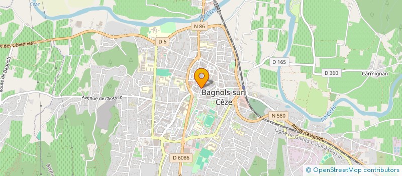 localisation de l'entreprise MADAME CHARLOTTE TOLMOS-RIPOLL à BAGNOLS-SUR-CEZE