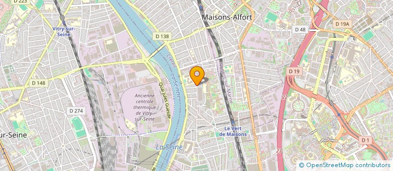 localisation de l'entreprise MADAME CHARLOTTE TOMASINI  ALFORTVILLE