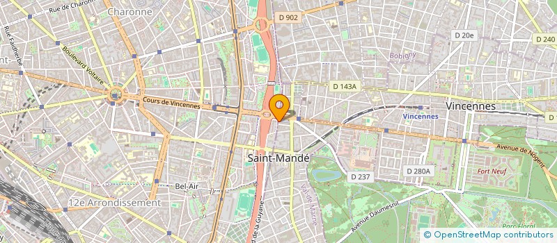 localisation de l'entreprise MADAME CHARLOTTE TOUBOUL  SAINT-MANDE