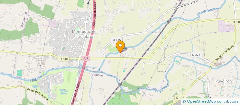 localisation de l'entreprise MADAME CHARLOTTE TOURE  MONTBOUCHER-SUR-JABRON