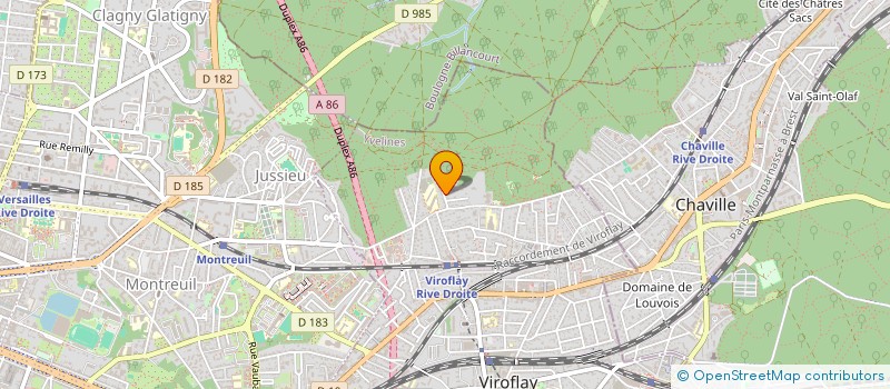 localisation de l'entreprise MADAME CHARLOTTE TOURNET  VIROFLAY