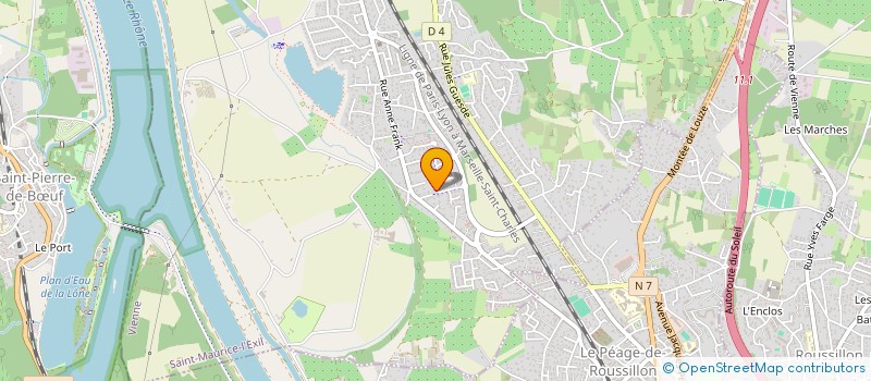 localisation de l'entreprise MADAME CHARLOTTE TOURNIER  SAINT-MAURICE-L'EXIL