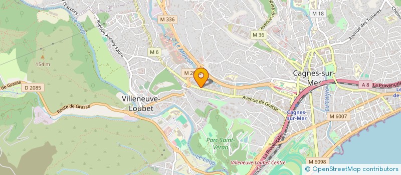 localisation de l'entreprise MADAME CHARLOTTE TREHIN à CAGNES-SUR-MER