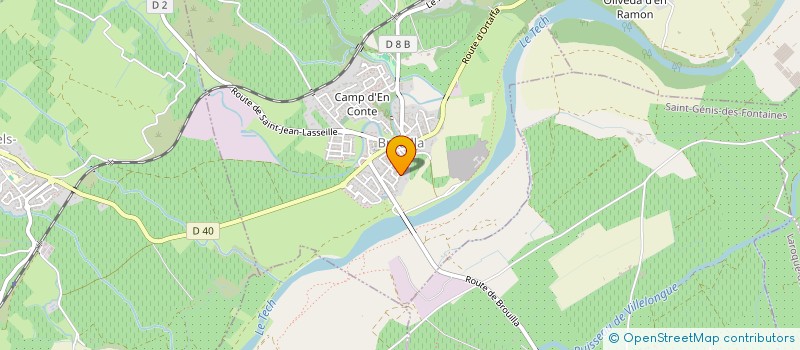 localisation de l'entreprise MADAME CHARLOTTE TRILLES  BROUILLA