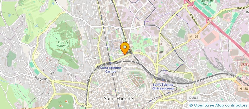 localisation de l'entreprise MADAME CHARLOTTE TURPIN  SAINT-ETIENNE