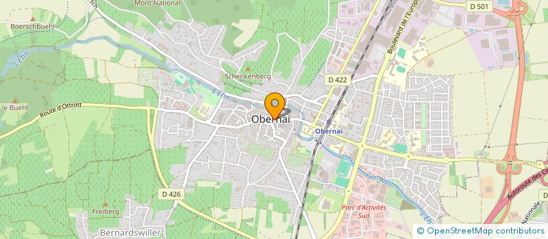 localisation de l'entreprise MADAME CHARLOTTE URBAN  OBERNAI