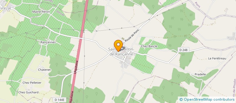 localisation de l'entreprise MADAME CHARLOTTE VACHER  SAINT-QUANTIN-DE-RANCANNE