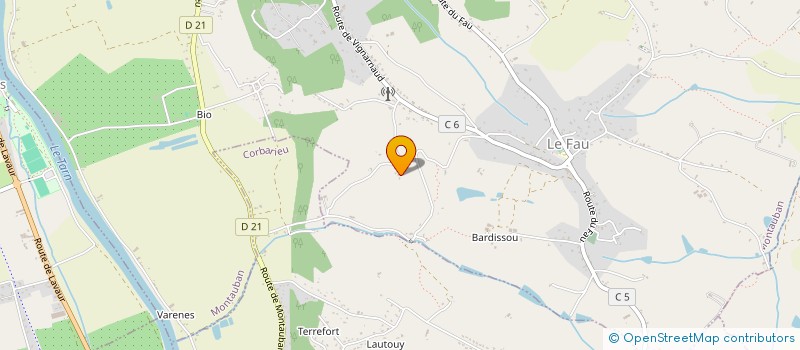 localisation de l'entreprise MADAME CHARLOTTE VALAT  MONTAUBAN