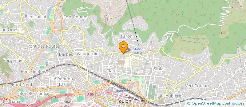 localisation de l'entreprise MADAME CHARLOTTE VALERY  TOULON