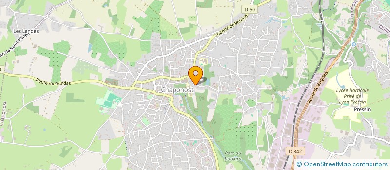 localisation de l'entreprise MADAME CHARLOTTE VALOT  CHAPONOST