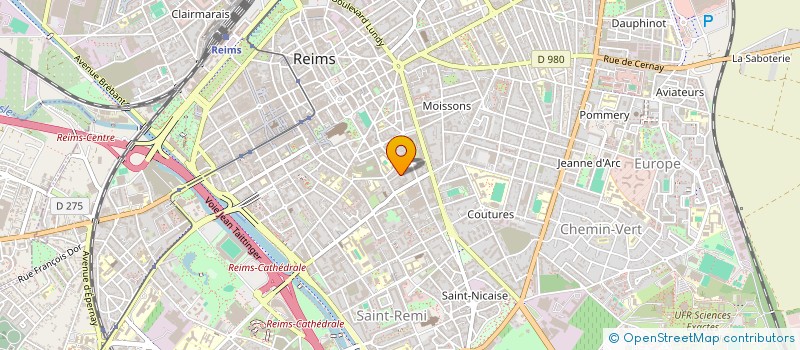 localisation de l'entreprise MADAME CHARLOTTE VAN DER VEKEN  REIMS