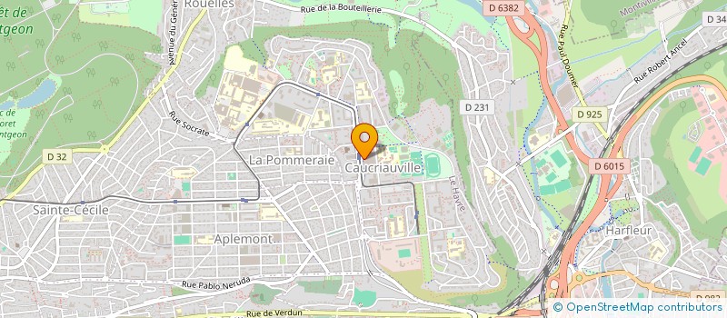 localisation de l'entreprise MADAME CHARLOTTE VANDERMEERSCH  LE HAVRE