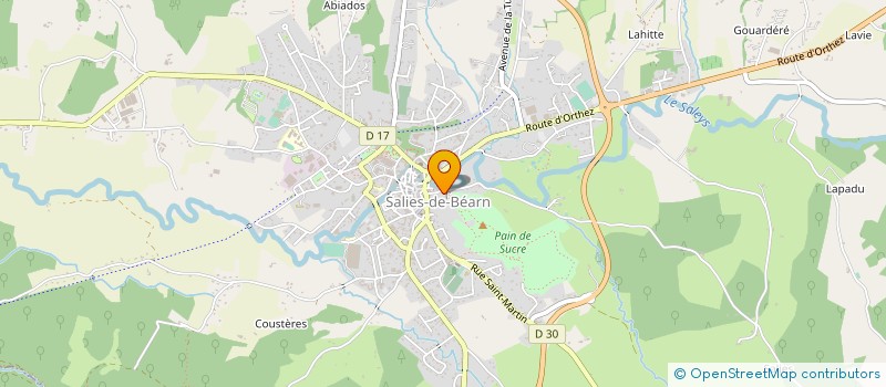 localisation de l'entreprise MADAME CHARLOTTE VANDERROOST à SALIES-DE-BEARN
