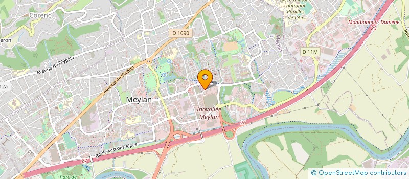 localisation de l'entreprise MADAME CHARLOTTE VARIN  MEYLAN