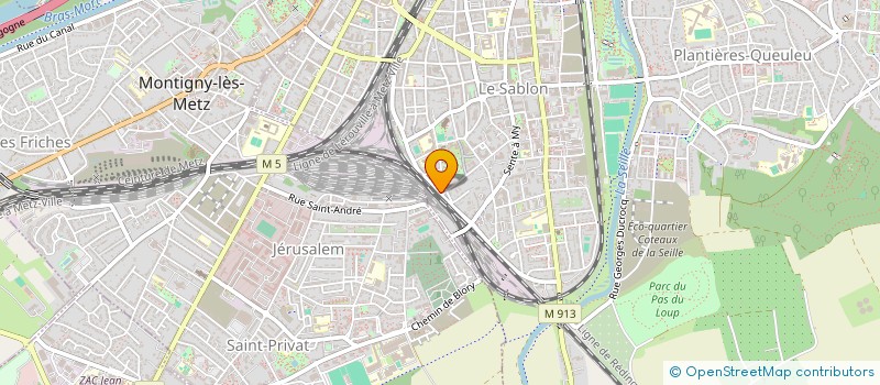 localisation de l'entreprise MADAME CHARLOTTE VELTIN  METZ