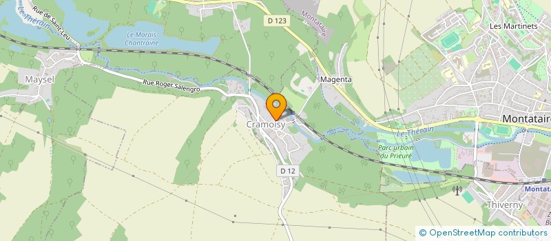 localisation de l'entreprise MADAME CHARLOTTE VENET  CRAMOISY