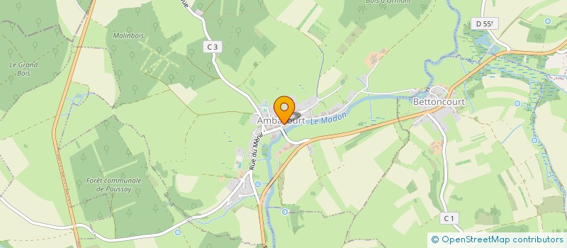 localisation de l'entreprise MADAME CHARLOTTE VERGER  AMBACOURT