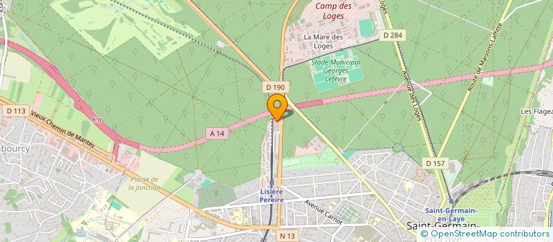 localisation de l'entreprise MADAME CHARLOTTE VERNHES à SAINT-GERMAIN-EN-LAYE