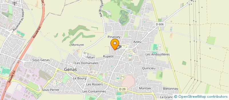 localisation de l'entreprise MADAME CHARLOTTE VERON  GENAS