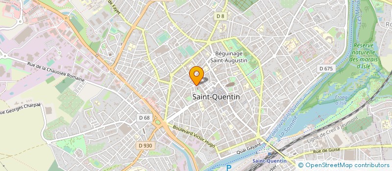 localisation de l'entreprise MADAME CHARLOTTE VERSTRAETEN à SAINT-QUENTIN